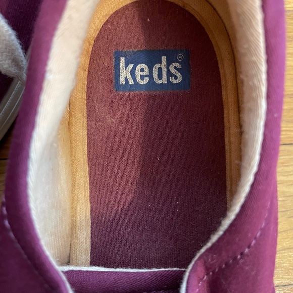 Keds Burgundy Sneakers - Women’s Size 6.5 - Picture 7 of 9